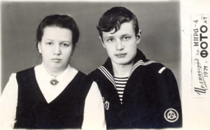 Саша и Люда Петкау. 1971 год.