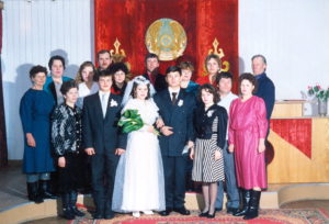 Петкау Света и Игорь Кочергин,  1995 год, Ерментау.