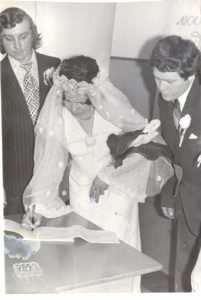 Петкау Вова и Нина Забиякина, 1979 год, Ерментау.